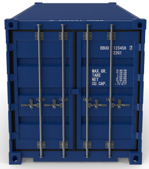 shipping container front